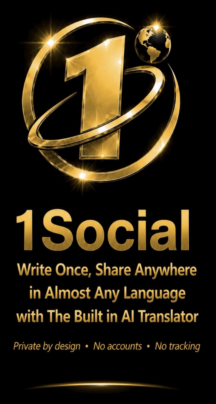 1Social splash screen